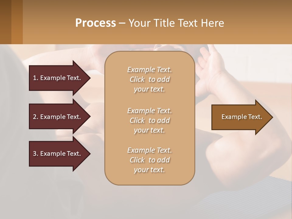 A Man Laying On A Yoga Mat With His Hand On His Head PowerPoint Template
