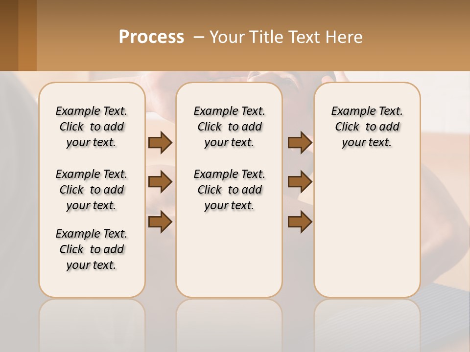 A Man Laying On A Yoga Mat With His Hand On His Head PowerPoint Template