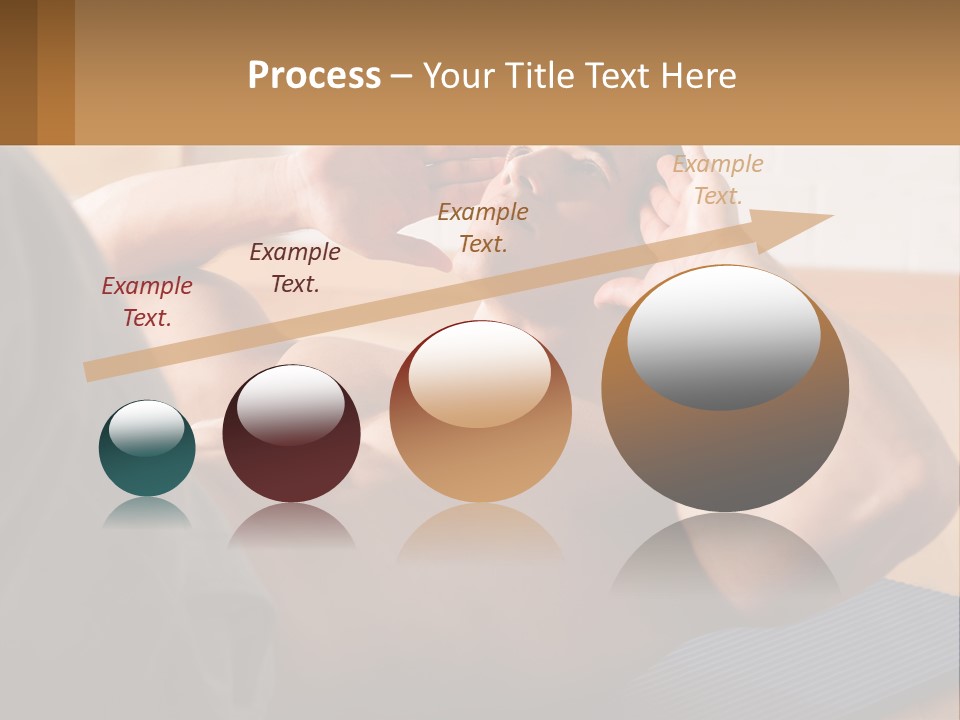 A Man Laying On A Yoga Mat With His Hand On His Head PowerPoint Template