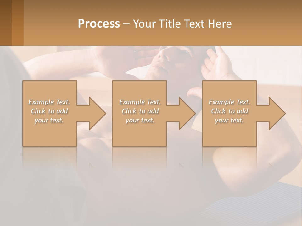 A Man Laying On A Yoga Mat With His Hand On His Head PowerPoint Template