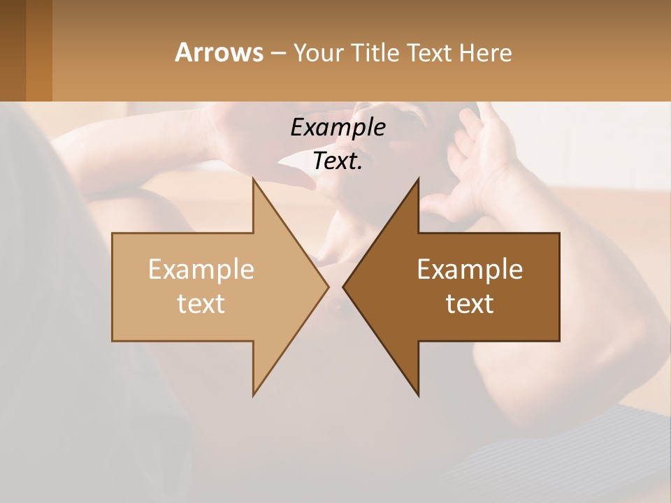 A Man Laying On A Yoga Mat With His Hand On His Head PowerPoint Template