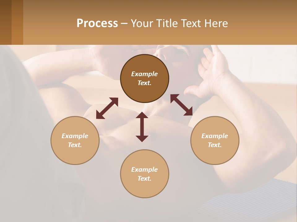 A Man Laying On A Yoga Mat With His Hand On His Head PowerPoint Template