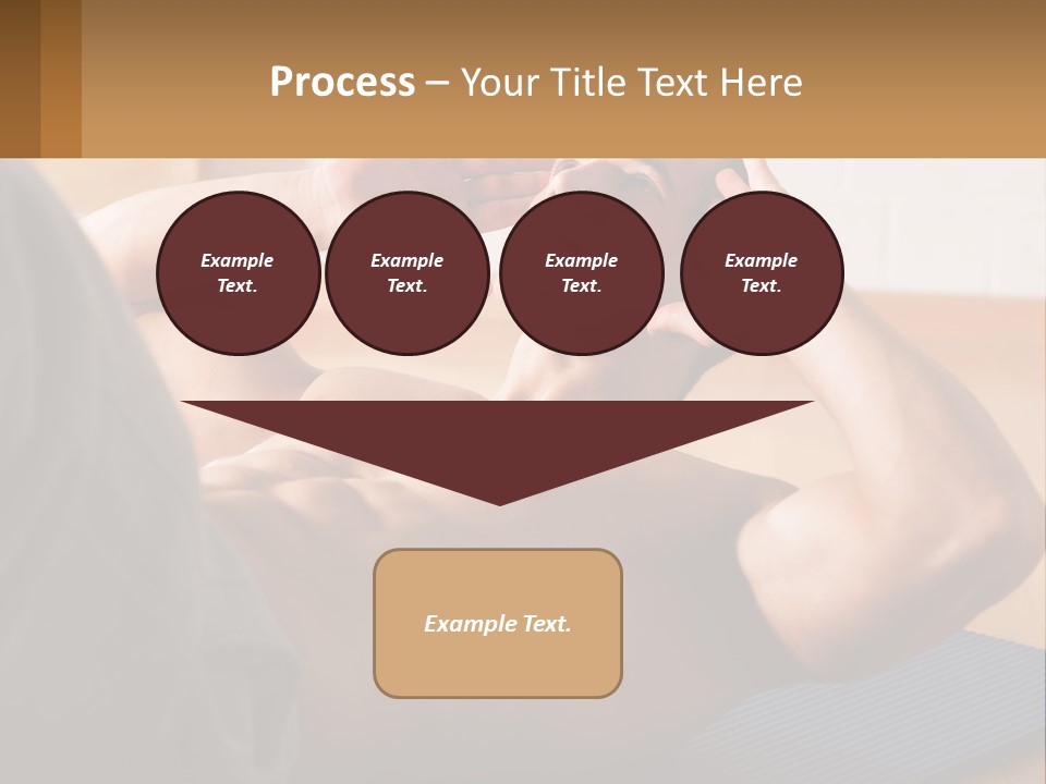 A Man Laying On A Yoga Mat With His Hand On His Head PowerPoint Template