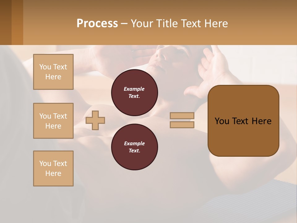 A Man Laying On A Yoga Mat With His Hand On His Head PowerPoint Template