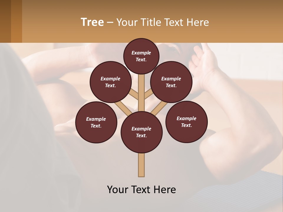 A Man Laying On A Yoga Mat With His Hand On His Head PowerPoint Template