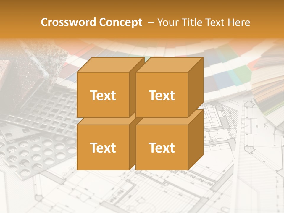 A Bunch Of Different Color Samples On Top Of A Table PowerPoint Template