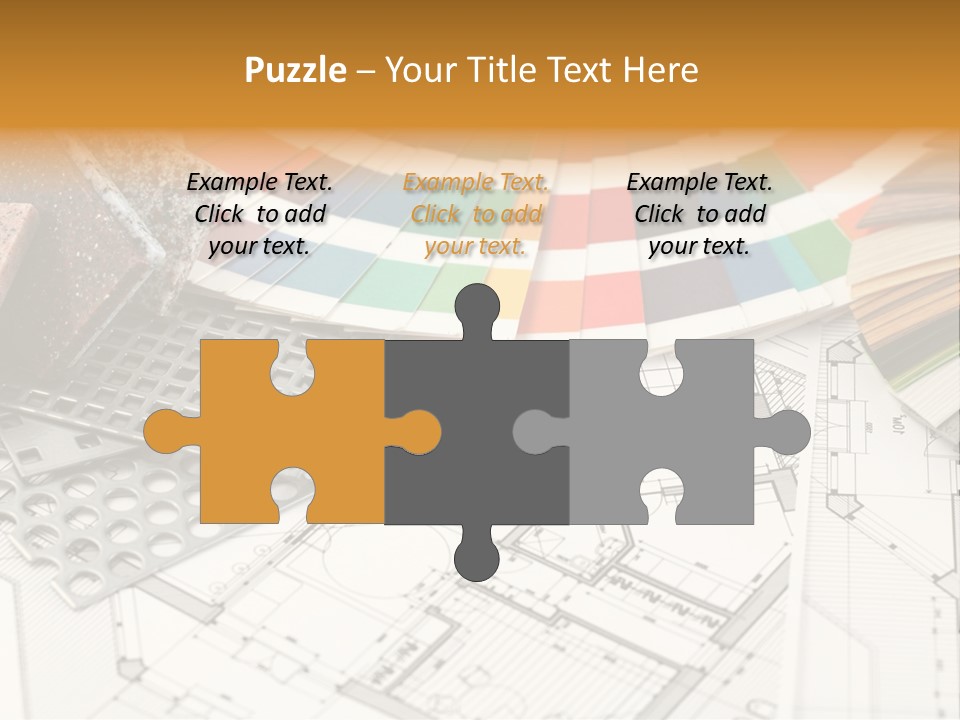 A Bunch Of Different Color Samples On Top Of A Table PowerPoint Template