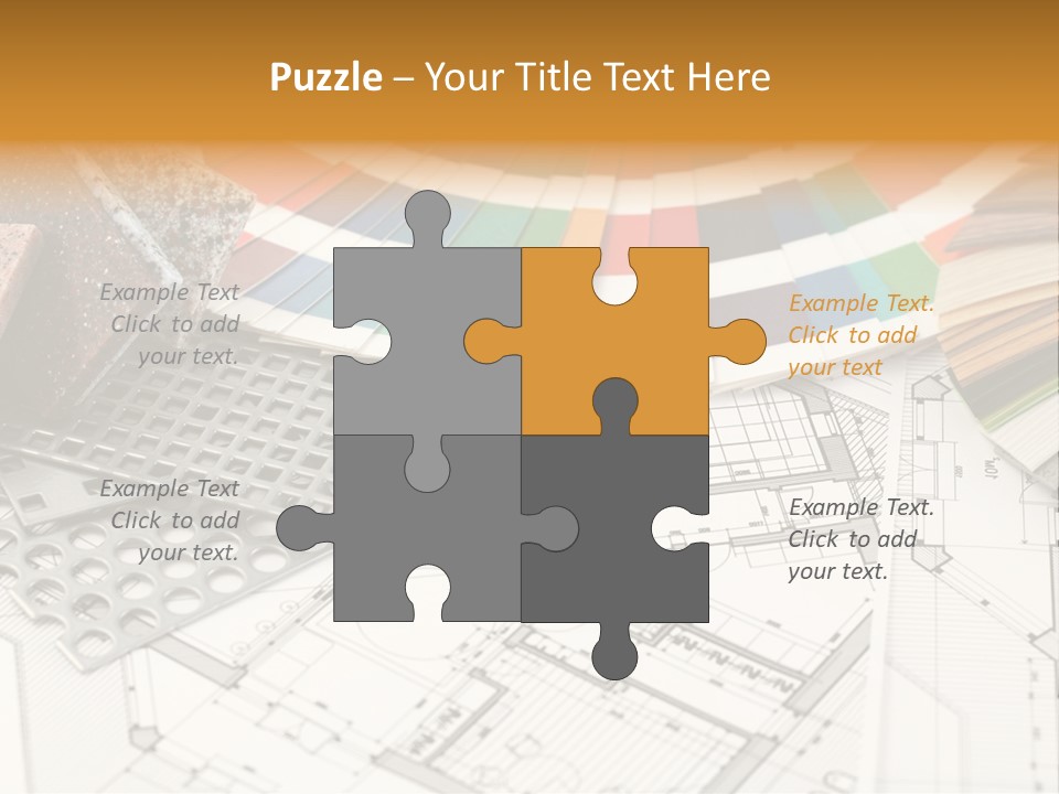 A Bunch Of Different Color Samples On Top Of A Table PowerPoint Template