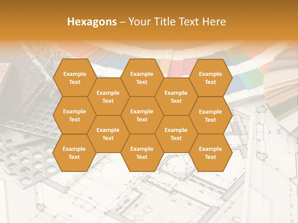 A Bunch Of Different Color Samples On Top Of A Table PowerPoint Template