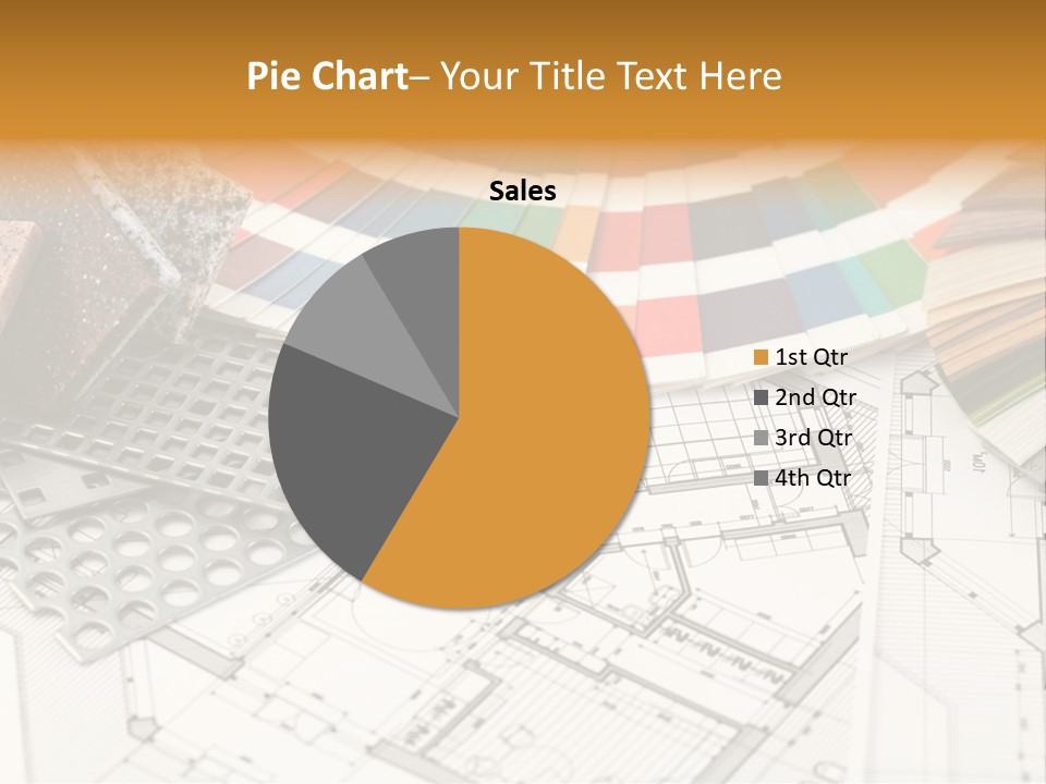 A Bunch Of Different Color Samples On Top Of A Table PowerPoint Template