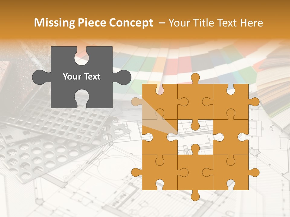 A Bunch Of Different Color Samples On Top Of A Table PowerPoint Template