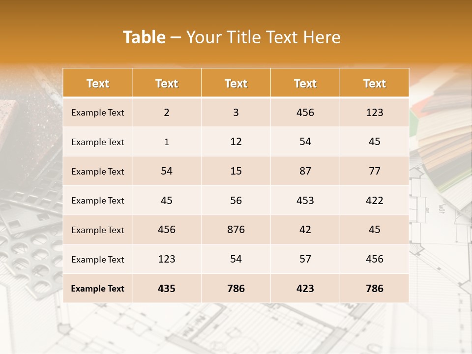 A Bunch Of Different Color Samples On Top Of A Table PowerPoint Template