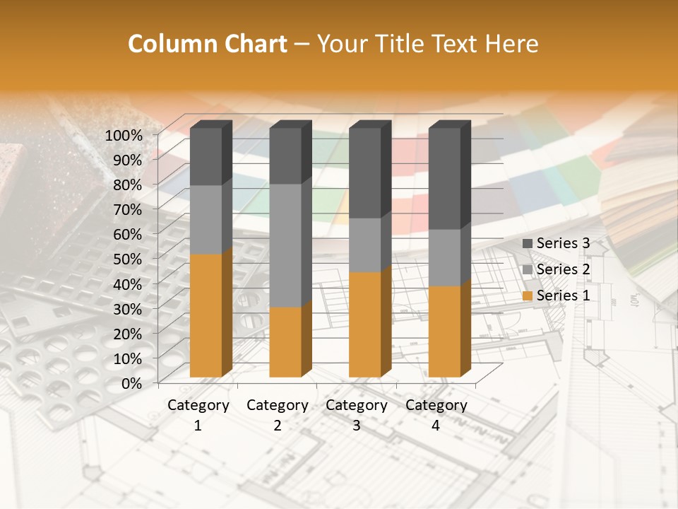 A Bunch Of Different Color Samples On Top Of A Table PowerPoint Template