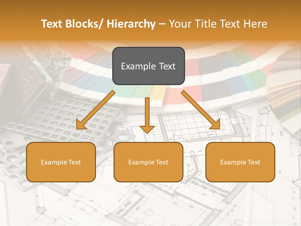 A Bunch Of Different Color Samples On Top Of A Table PowerPoint Template