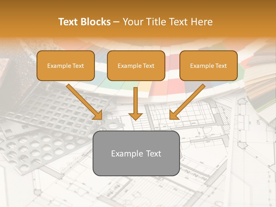 A Bunch Of Different Color Samples On Top Of A Table PowerPoint Template