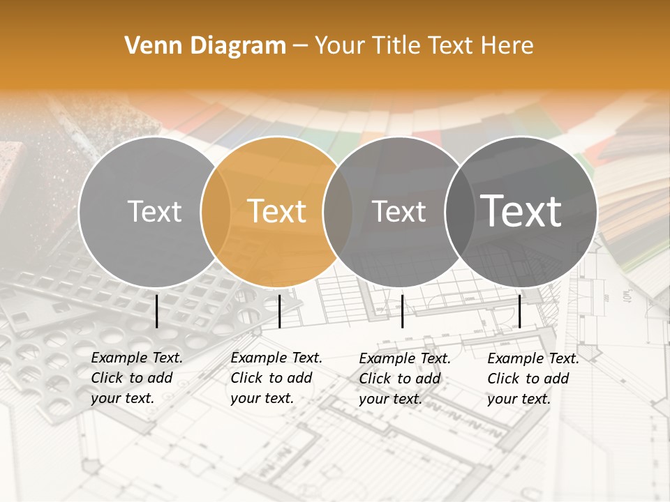 A Bunch Of Different Color Samples On Top Of A Table PowerPoint Template