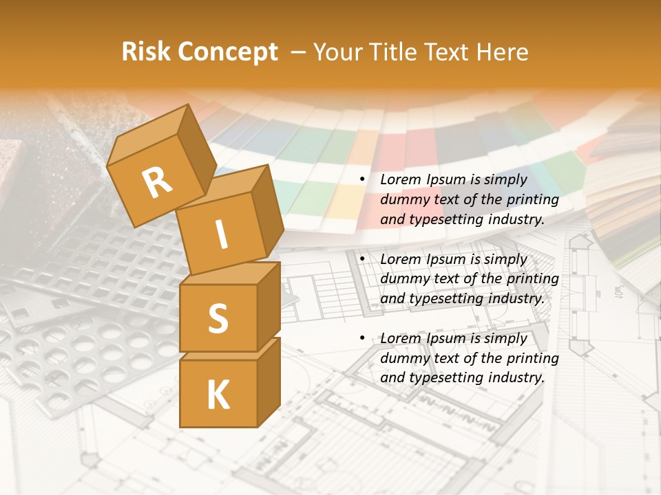 A Bunch Of Different Color Samples On Top Of A Table PowerPoint Template