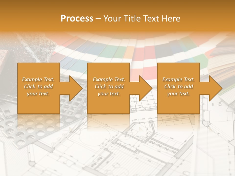 A Bunch Of Different Color Samples On Top Of A Table PowerPoint Template