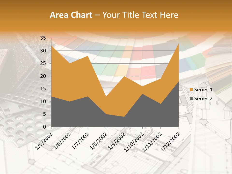 A Bunch Of Different Color Samples On Top Of A Table PowerPoint Template