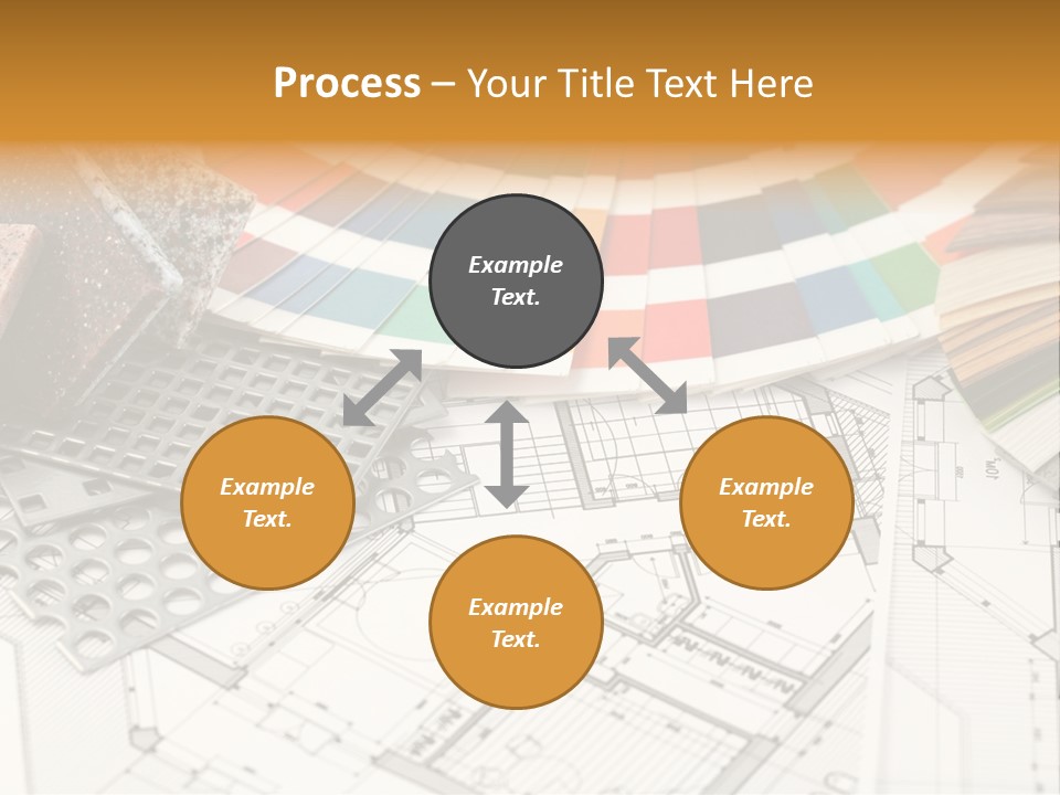 A Bunch Of Different Color Samples On Top Of A Table PowerPoint Template