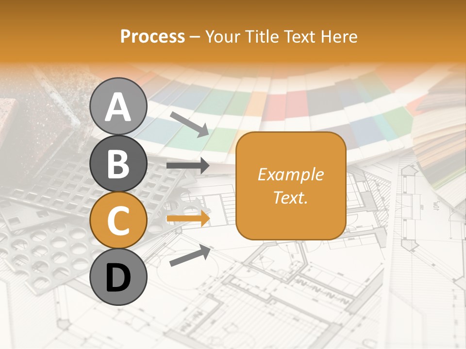 A Bunch Of Different Color Samples On Top Of A Table PowerPoint Template