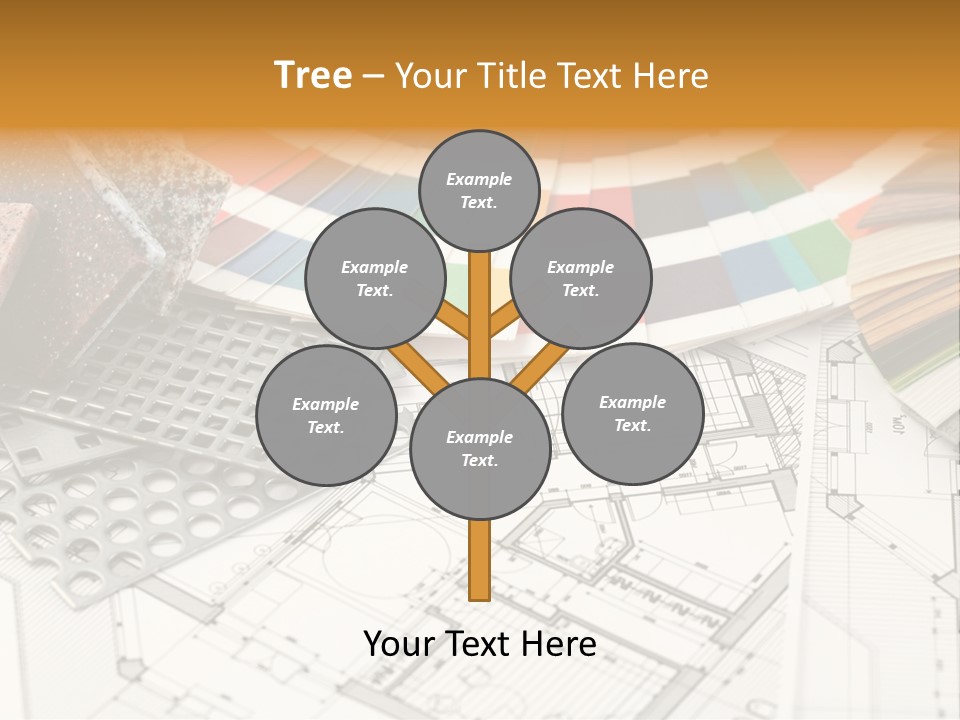 A Bunch Of Different Color Samples On Top Of A Table PowerPoint Template