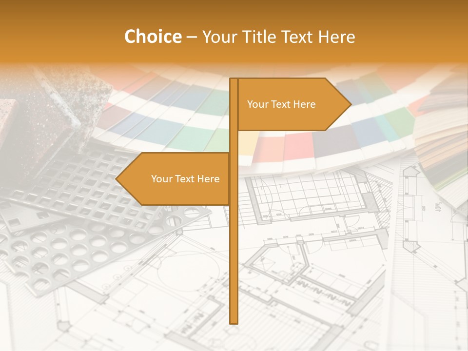 A Bunch Of Different Color Samples On Top Of A Table PowerPoint Template