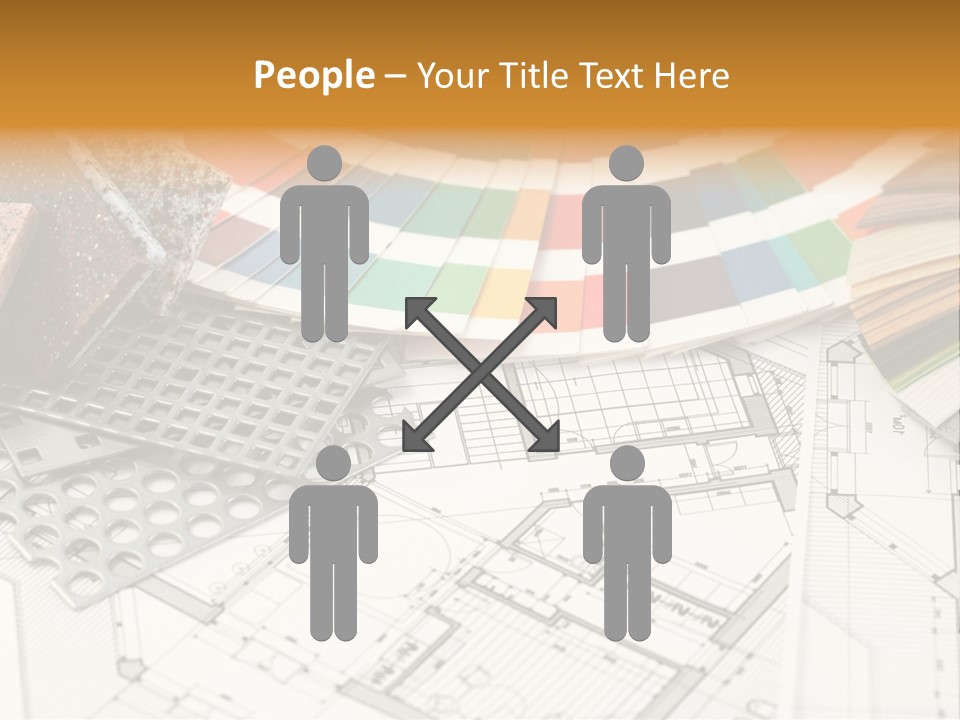 A Bunch Of Different Color Samples On Top Of A Table PowerPoint Template