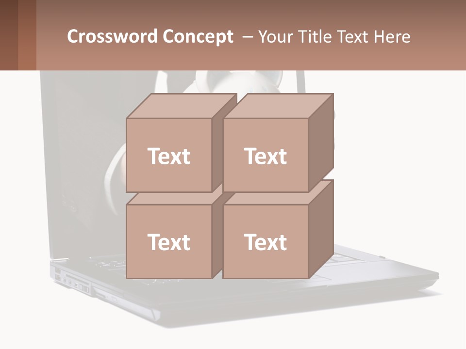 A Person Holding A Piggy Bank In Front Of A Laptop PowerPoint Template