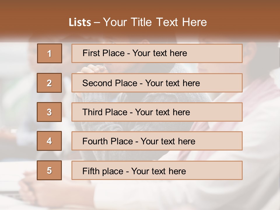 A Group Of People Sitting In Front Of A Laptop Computer PowerPoint Template