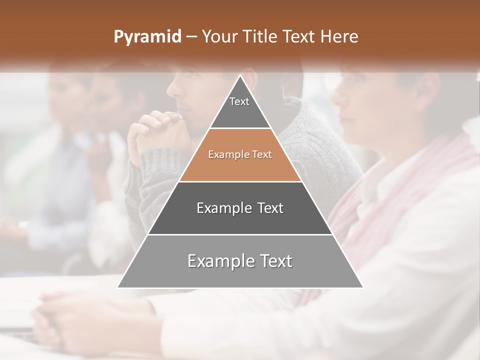 A Group Of People Sitting In Front Of A Laptop Computer PowerPoint Template