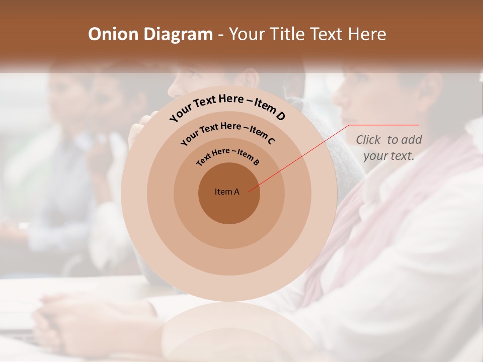 A Group Of People Sitting In Front Of A Laptop Computer PowerPoint Template