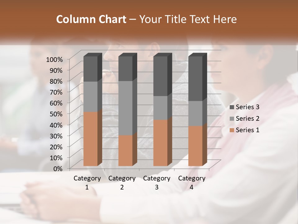 A Group Of People Sitting In Front Of A Laptop Computer PowerPoint Template