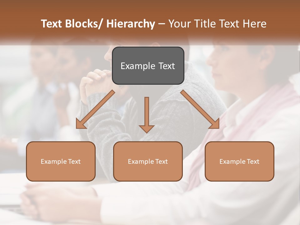 A Group Of People Sitting In Front Of A Laptop Computer PowerPoint Template