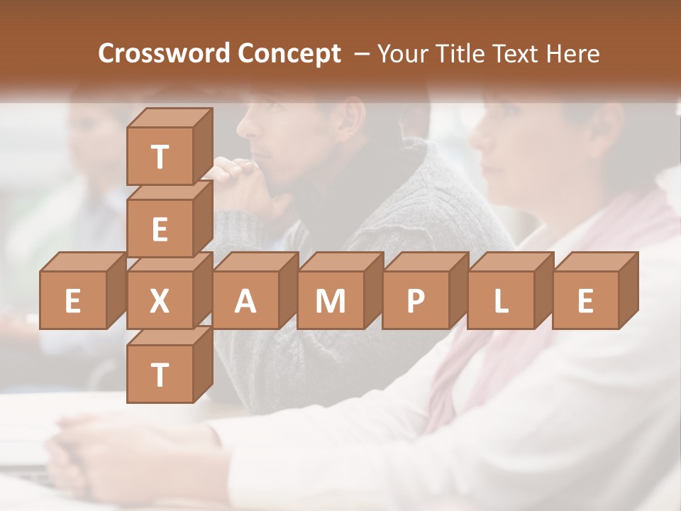 A Group Of People Sitting In Front Of A Laptop Computer PowerPoint Template