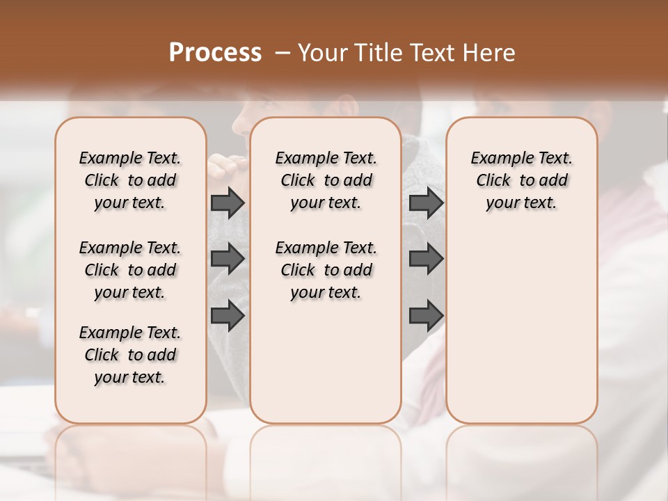 A Group Of People Sitting In Front Of A Laptop Computer PowerPoint Template