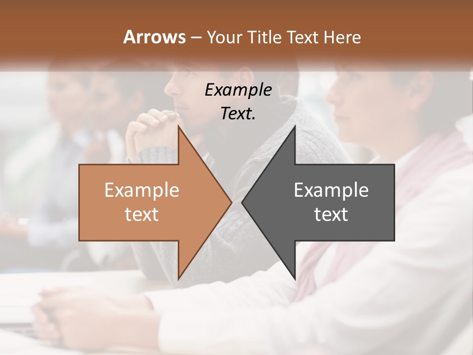 A Group Of People Sitting In Front Of A Laptop Computer PowerPoint Template