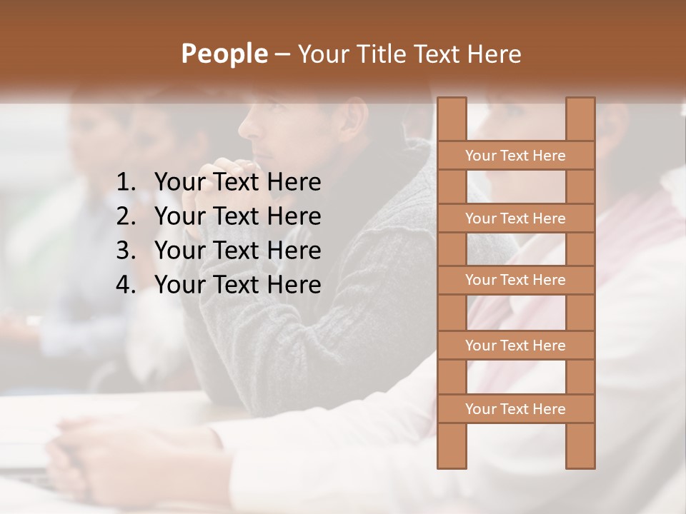 A Group Of People Sitting In Front Of A Laptop Computer PowerPoint Template