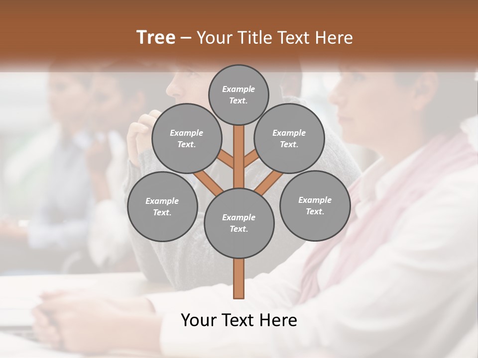 A Group Of People Sitting In Front Of A Laptop Computer PowerPoint Template