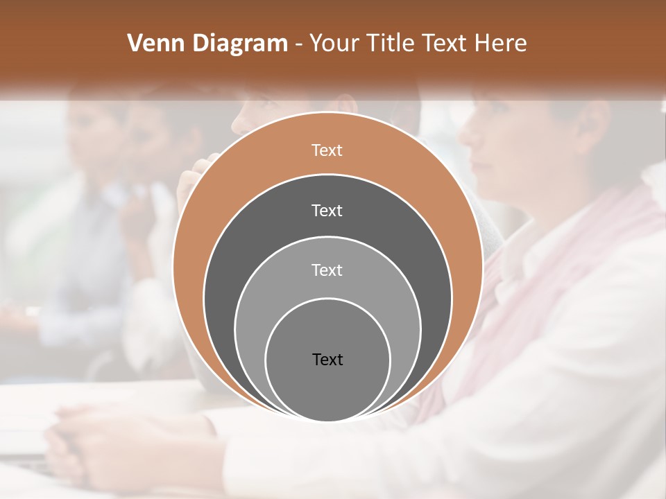 A Group Of People Sitting In Front Of A Laptop Computer PowerPoint Template