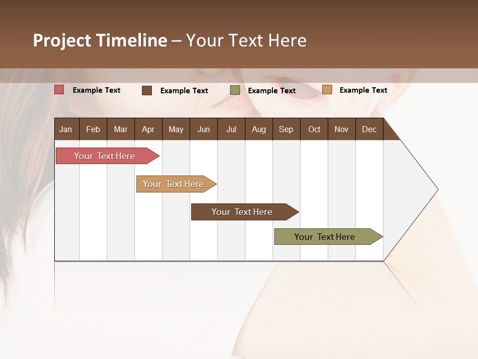 A Woman Holding A Baby In Her Arms PowerPoint Template