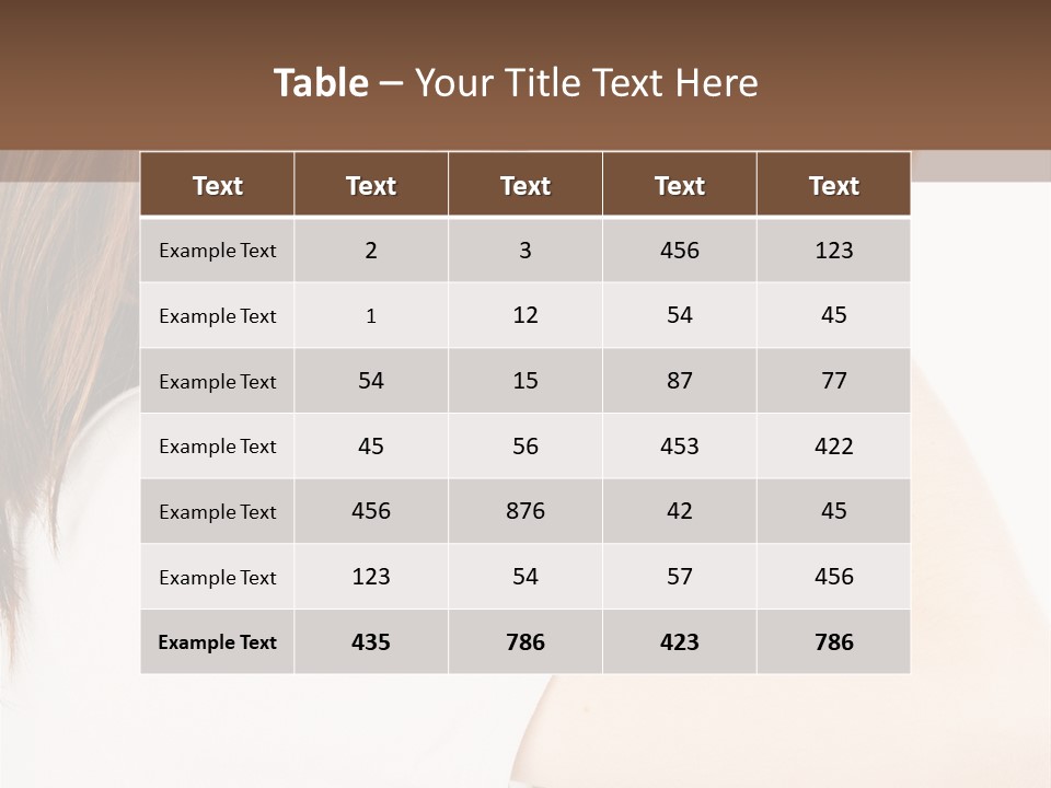 A Woman Holding A Baby In Her Arms PowerPoint Template