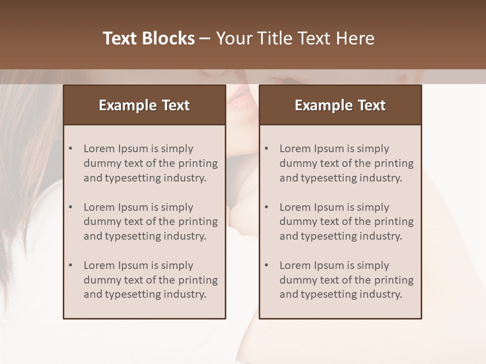 A Woman Holding A Baby In Her Arms PowerPoint Template