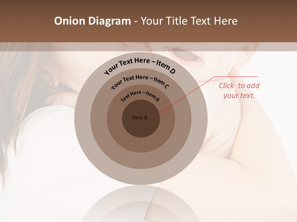 A Woman Holding A Baby In Her Arms PowerPoint Template