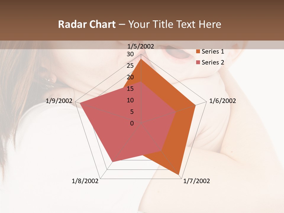 A Woman Holding A Baby In Her Arms PowerPoint Template