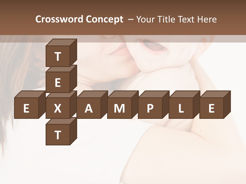 A Woman Holding A Baby In Her Arms PowerPoint Template