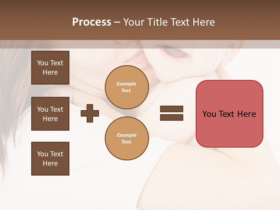 A Woman Holding A Baby In Her Arms PowerPoint Template