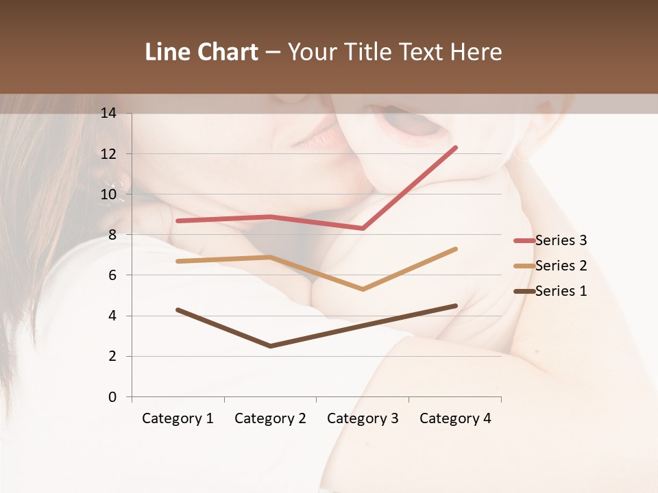 A Woman Holding A Baby In Her Arms PowerPoint Template