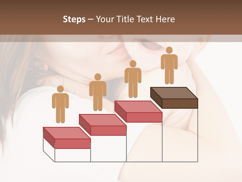 A Woman Holding A Baby In Her Arms PowerPoint Template