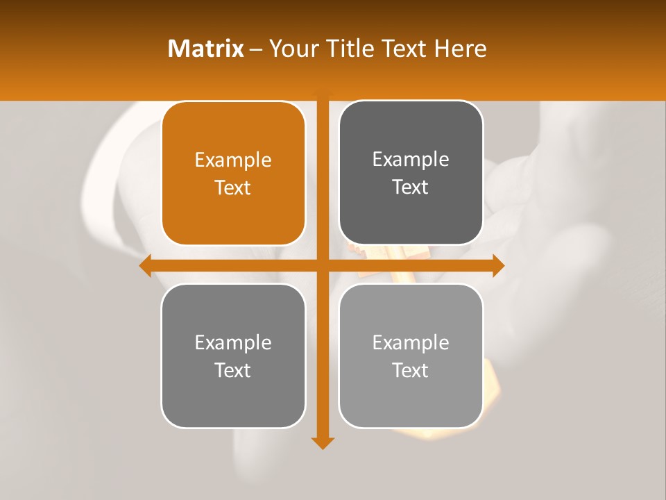 A Person Holding A Key In Their Hand PowerPoint Template